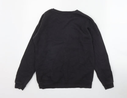 Primark Girls Grey  Cotton Pullover Sweatshirt Size 12-13 Years  Pullover - 'Always be yourself'