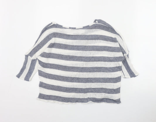 Womens UK Size 8 Atmosphere Blue Pullover Jumper
