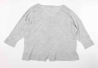 Womens UK Size 20 Per Una Grey Pullover Jumper