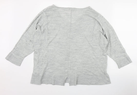 Womens UK Size 20 Per Una Grey Pullover Jumper
