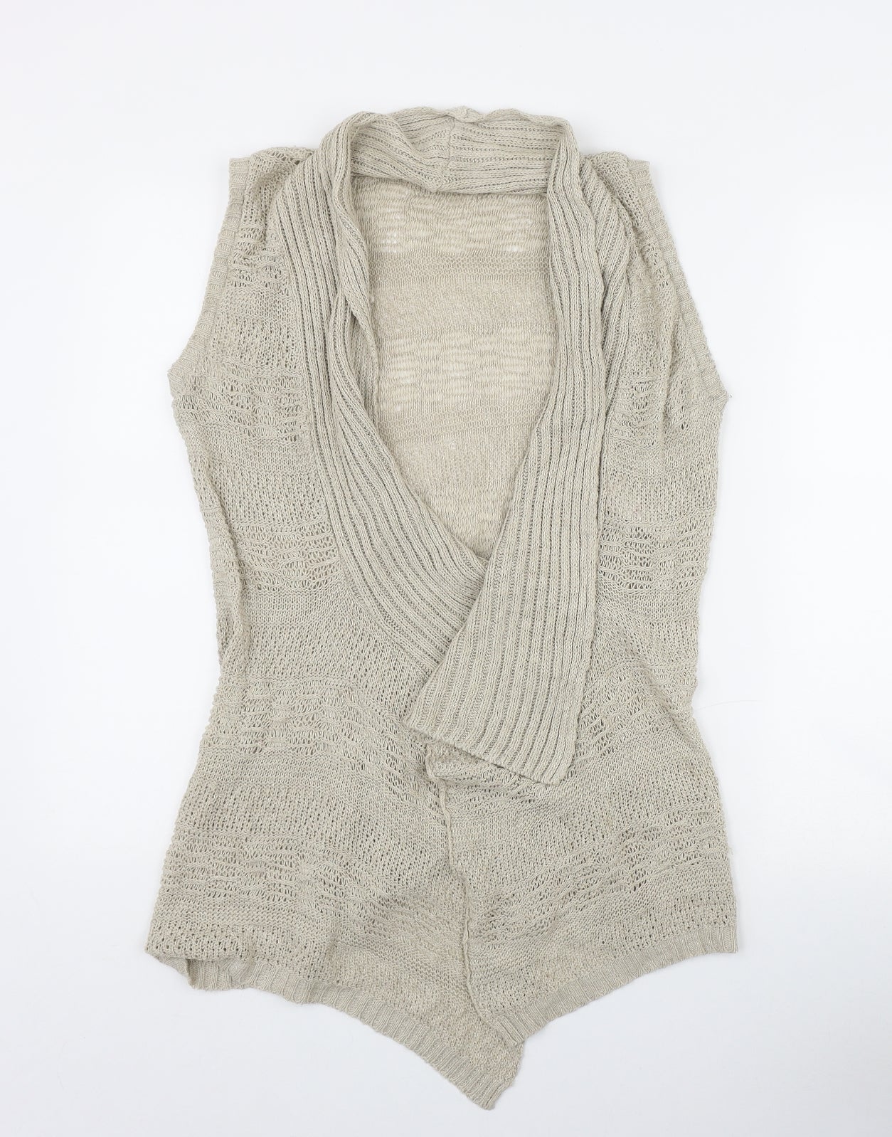 Womens UK Size 10 Evie Beige Cardigan Jumper