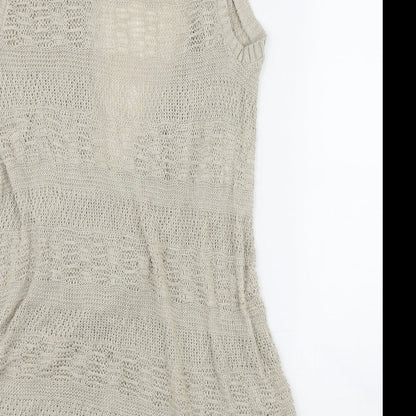 Womens UK Size 10 Evie Beige Cardigan Jumper