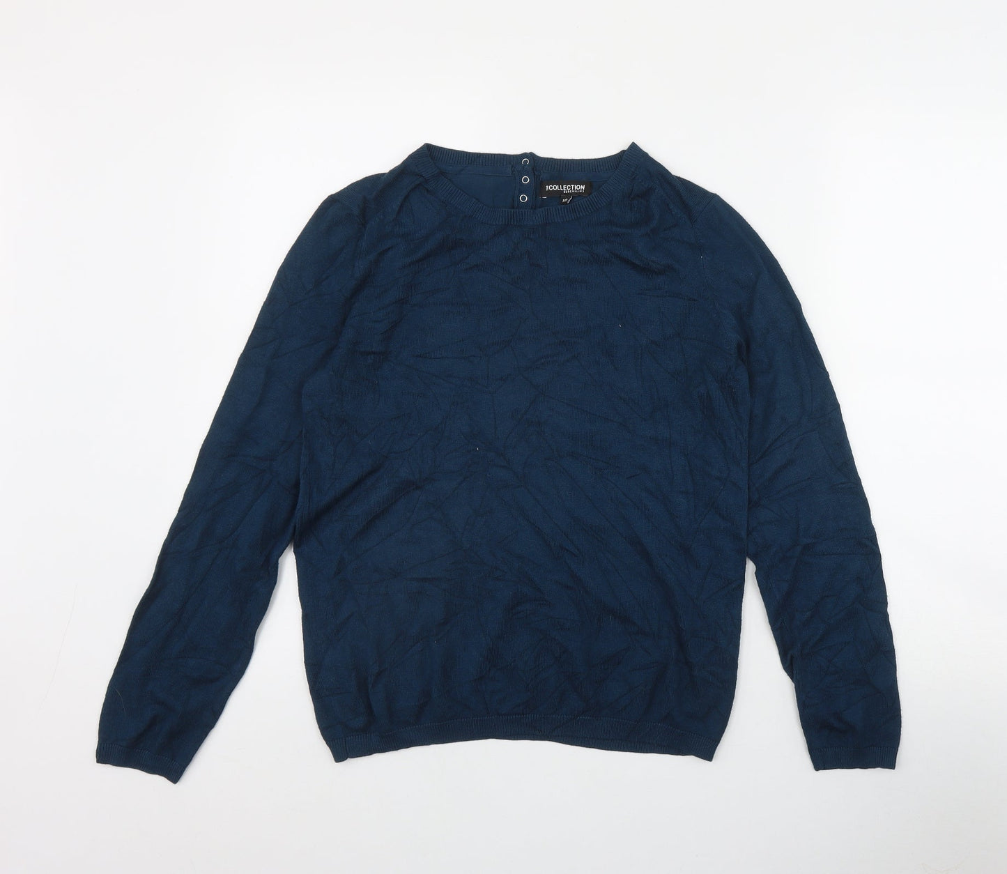 Womens UK Size 10 Collection Blue Pullover Jumper