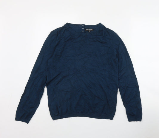 Womens UK Size 10 Collection Blue Pullover Jumper