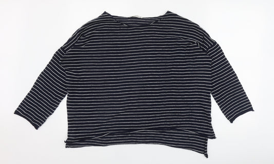 Womens UK Size S Zara Blue Pullover Jumper