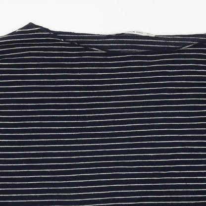 Womens UK Size S Zara Blue Pullover Jumper