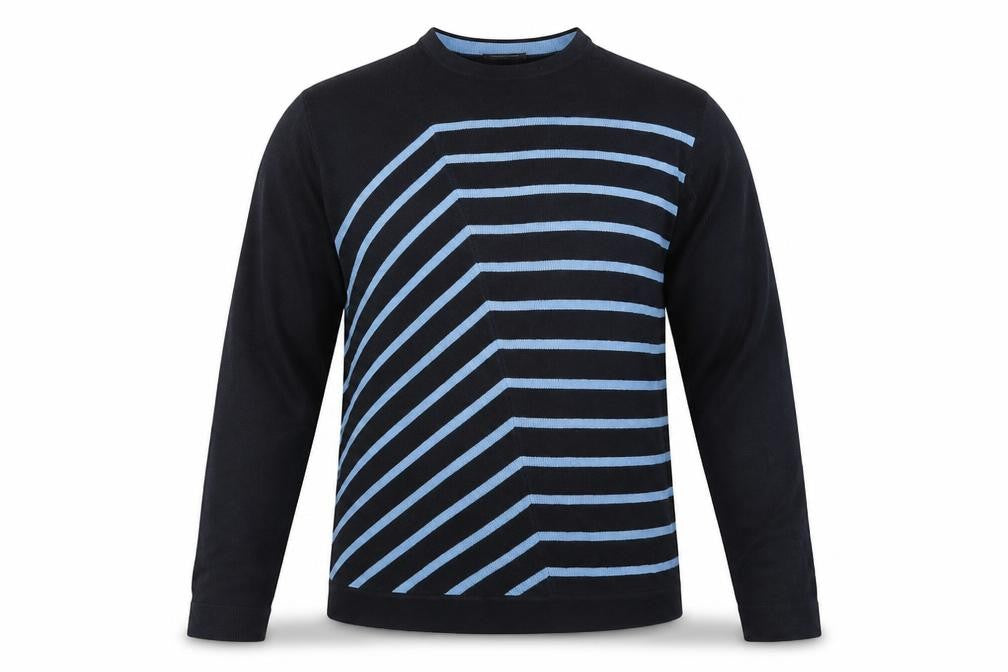 Mens UK Size L Burton Blue Pullover Jumper