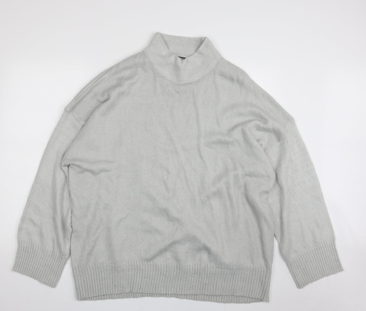 Womens UK Size 14 Missguided Grey Pullover Jumper