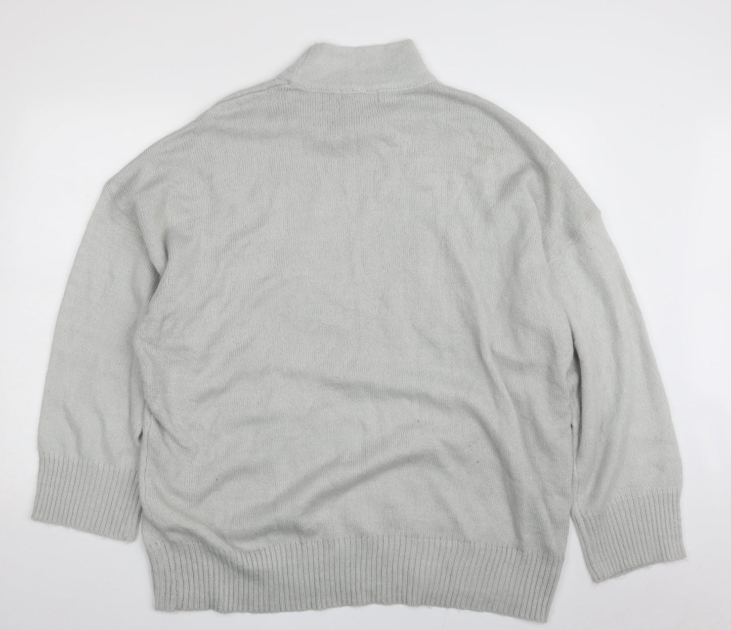 Womens UK Size 14 Missguided Grey Pullover Jumper