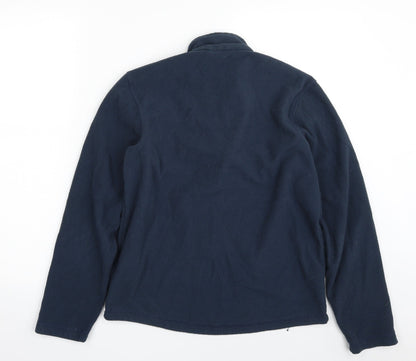 Quechua Womens Blue  100% Polyester Pullover Sweatshirt Size S  Zip