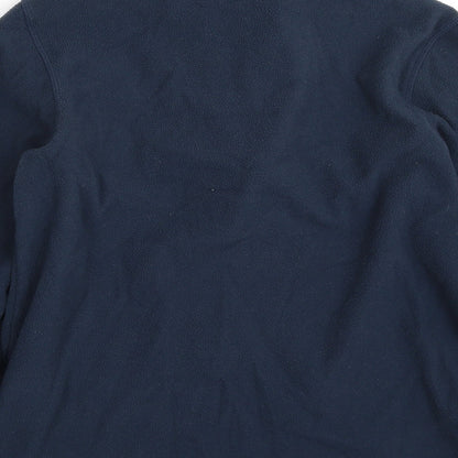 Quechua Womens Blue  100% Polyester Pullover Sweatshirt Size S  Zip