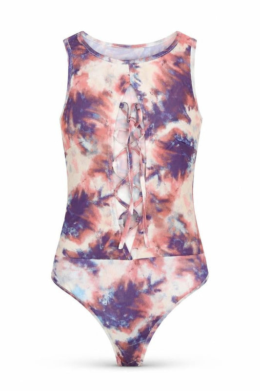 Womens UK Size 6 NAANAA One-Piece Purple Bodysuit