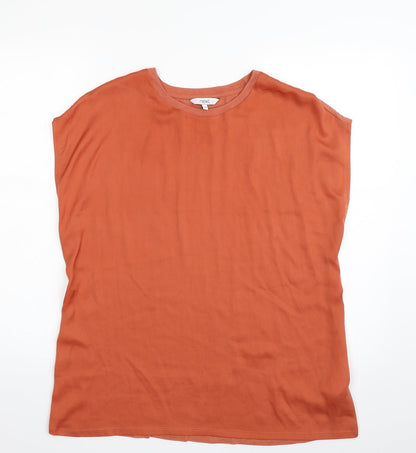 Womens UK Size 16 NEXT Brown Basic T-Shirt