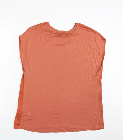 Womens UK Size 16 NEXT Brown Basic T-Shirt