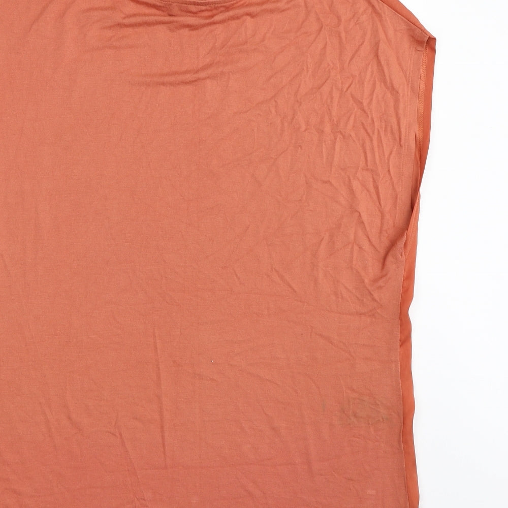 Womens UK Size 16 NEXT Brown Basic T-Shirt