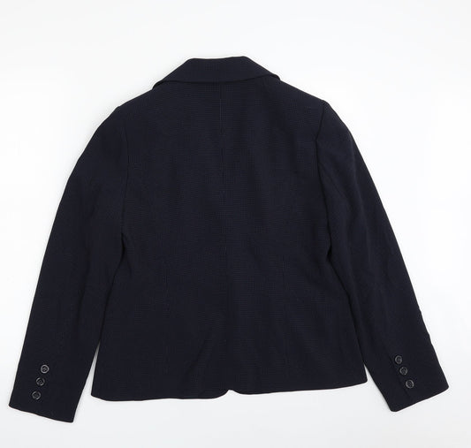 Womens UK Size 12 Planet Blue Jacket Blazer