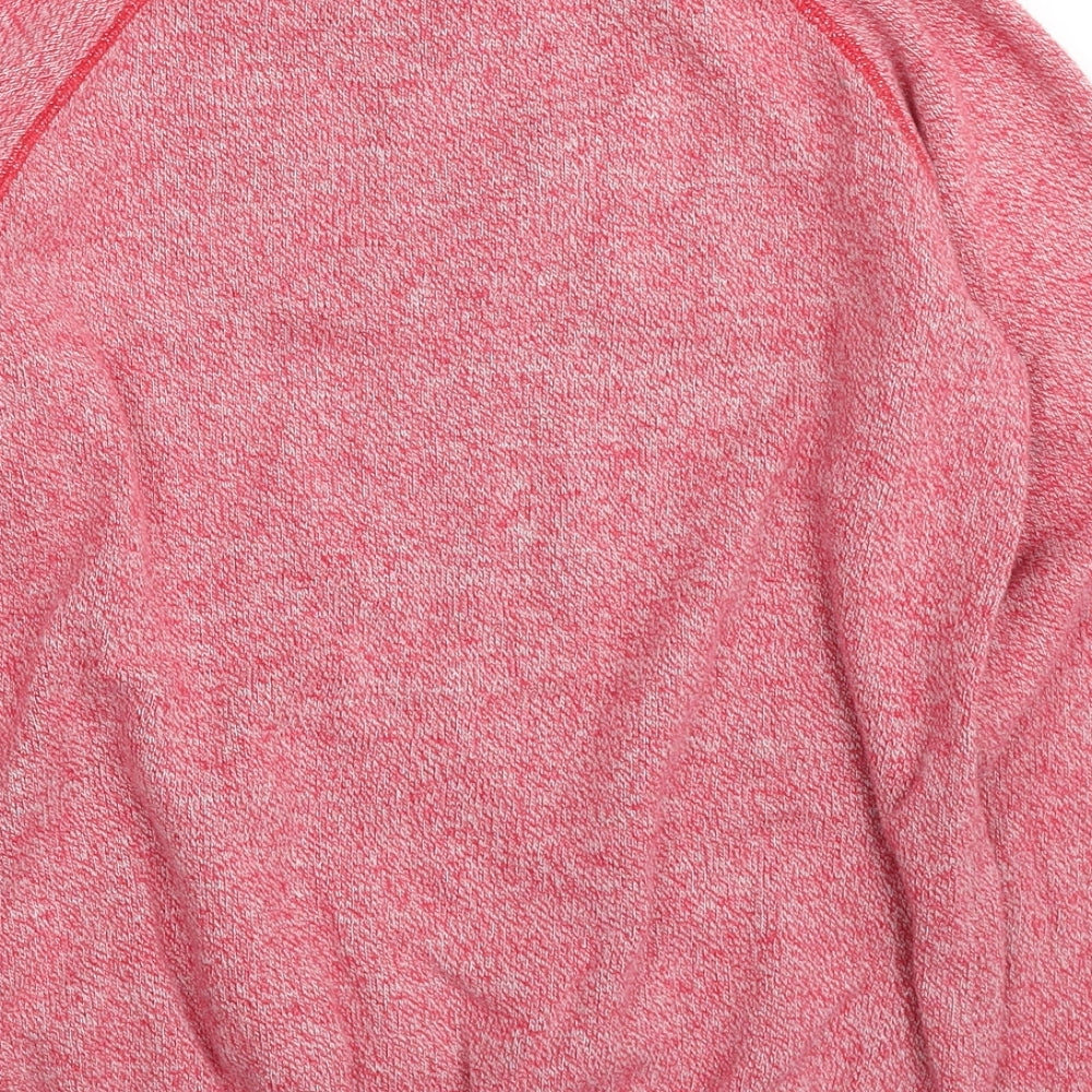 Gap Girls Pink Crew Neck  100% Cotton Pullover Jumper Size 10-11 Years  Pullover