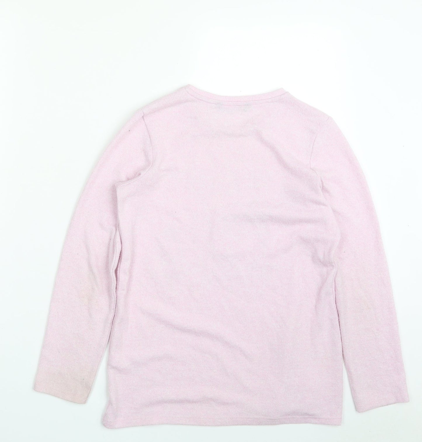 George Girls Pink Crew Neck  Viscose Pullover Jumper Size 10-11 Years  Pullover - Yay For Today
