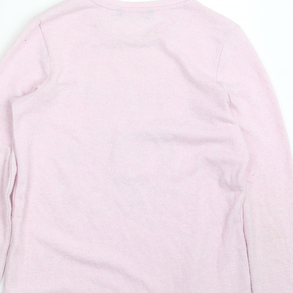 George Girls Pink Crew Neck  Viscose Pullover Jumper Size 10-11 Years  Pullover - Yay For Today