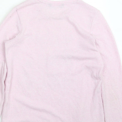 George Girls Pink Crew Neck  Viscose Pullover Jumper Size 10-11 Years  Pullover - Yay For Today