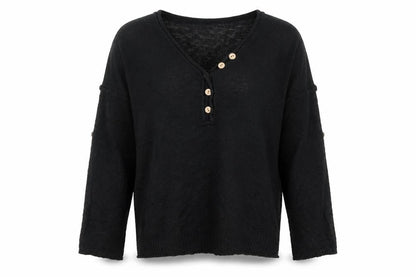 Womens UK Size M Preworn Black Pullover Jumper