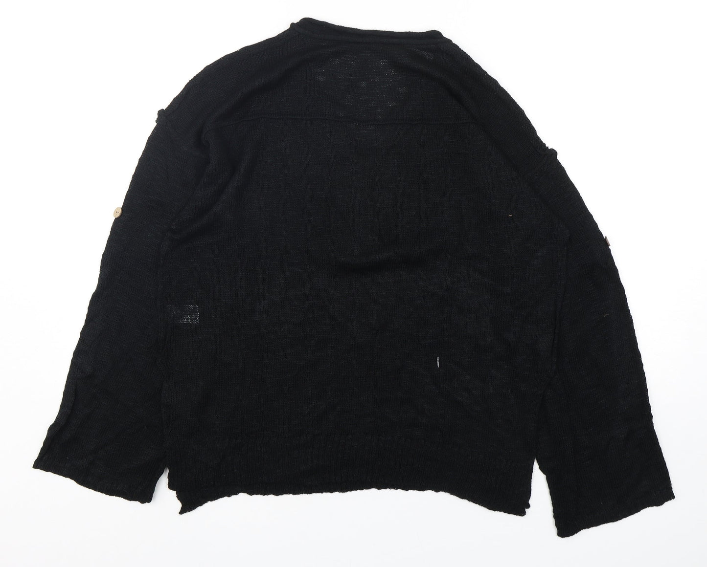 Womens UK Size M Preworn Black Pullover Jumper