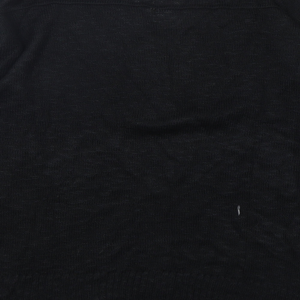 Womens UK Size M Preworn Black Pullover Jumper