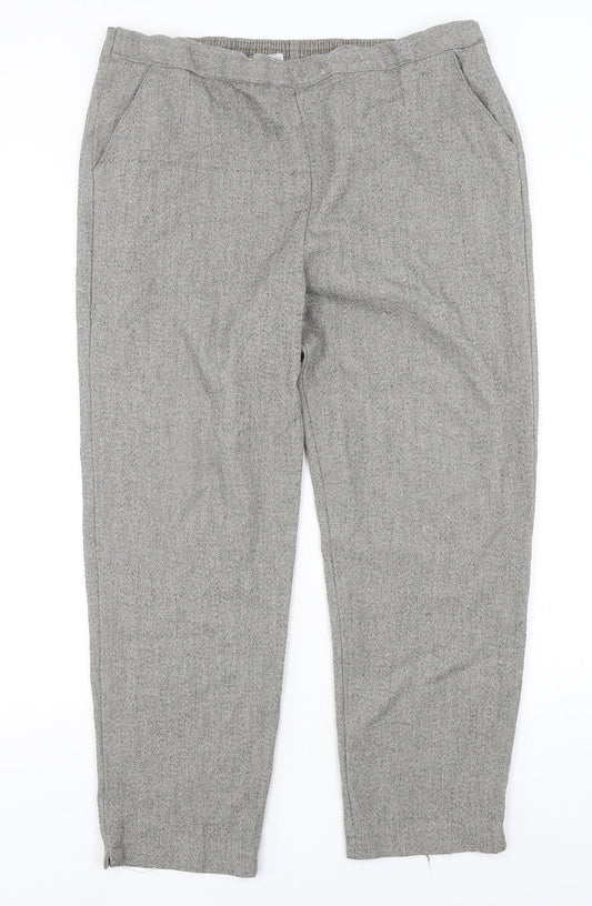 Womens UK Size 16 Emma Collction Regular Fit  Grey Trousers