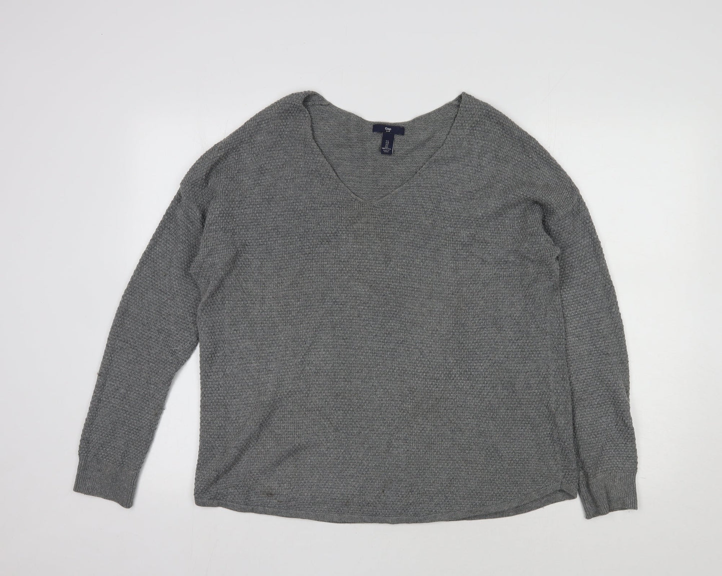 Gap Womens Grey  Cotton Pullover Sweatshirt Size L  Pullover