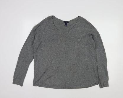 Gap Womens Grey  Cotton Pullover Sweatshirt Size L  Pullover