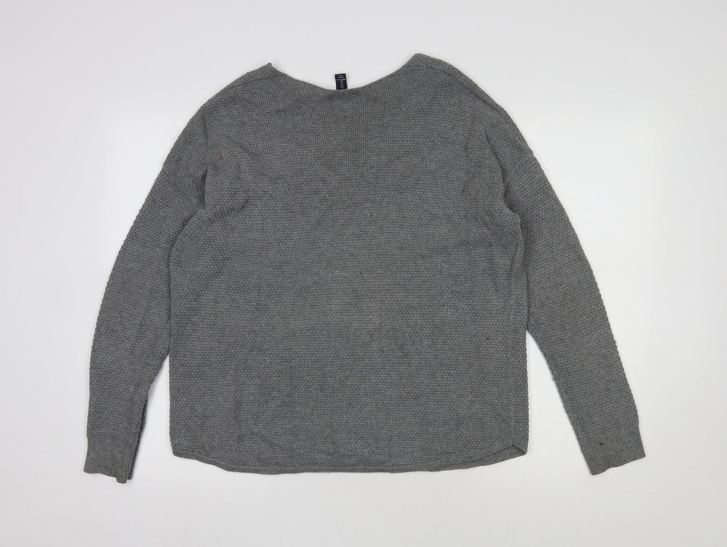 Gap Womens Grey  Cotton Pullover Sweatshirt Size L  Pullover