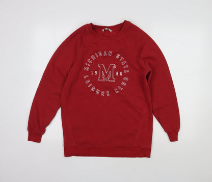 Mens UK Size XS NEXT Red Pullover Sweatshirt