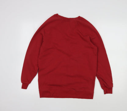 Mens UK Size XS NEXT Red Pullover Sweatshirt