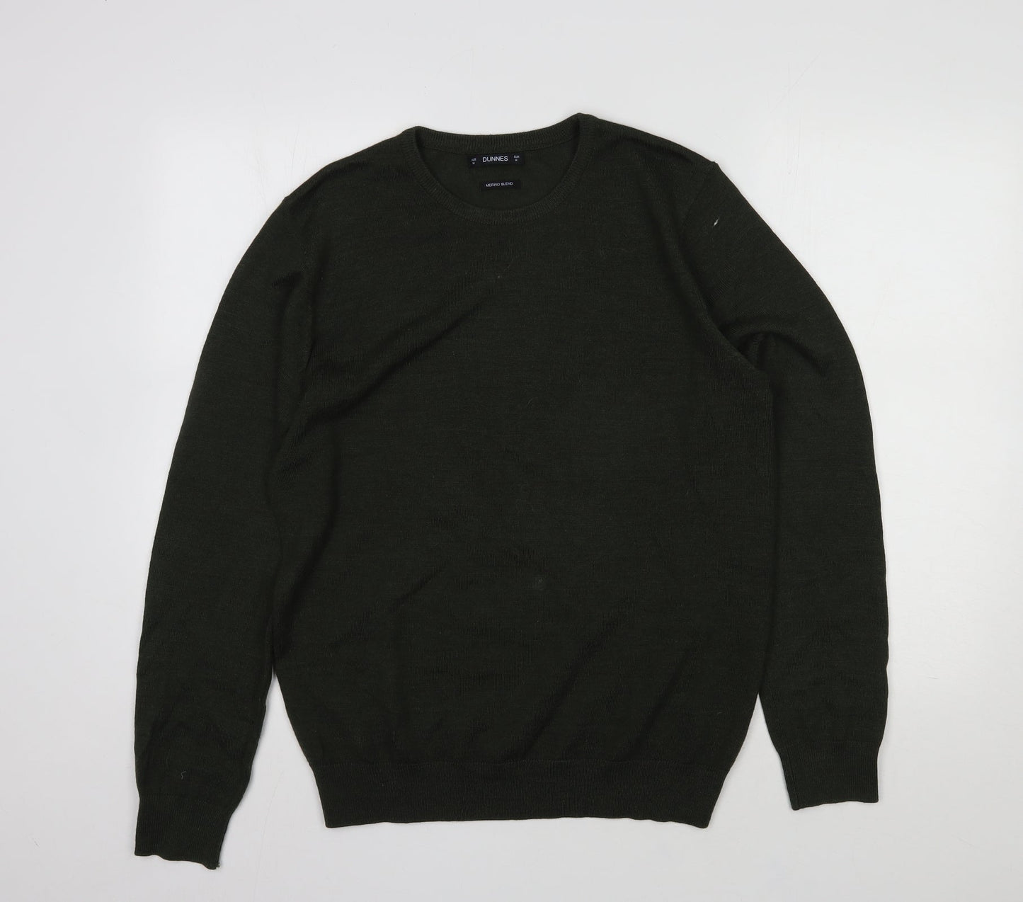 Mens UK Size M Dunnes Stores Green Pullover Sweatshirt