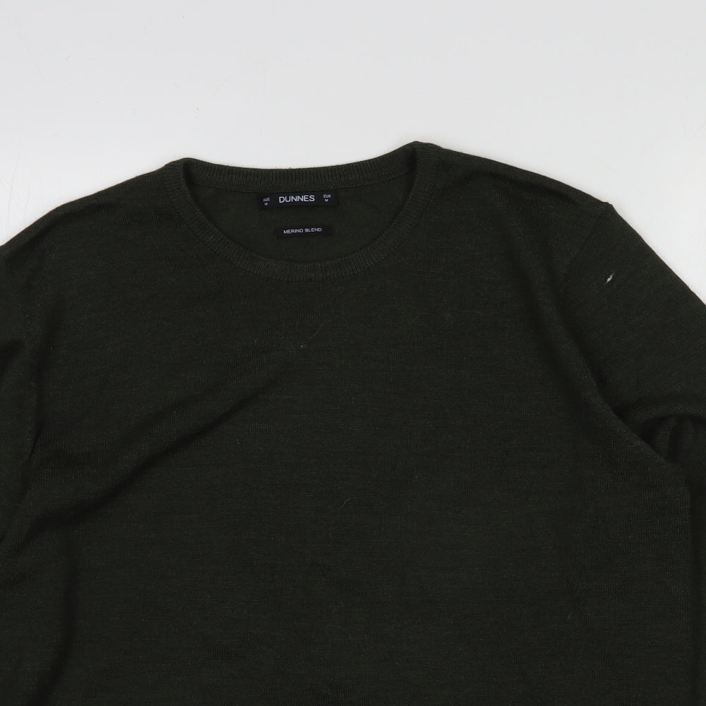 Mens UK Size M Dunnes Stores Green Pullover Sweatshirt