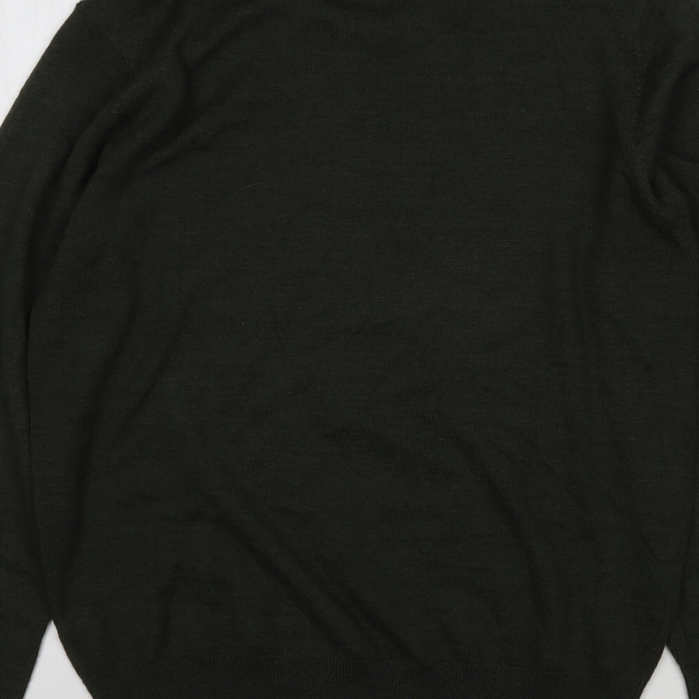 Mens UK Size M Dunnes Stores Green Pullover Sweatshirt