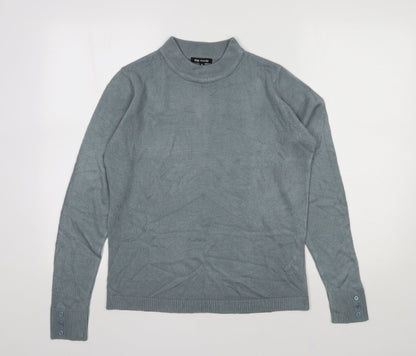 Womens UK Size M Mia Moda Grey Pullover Jumper
