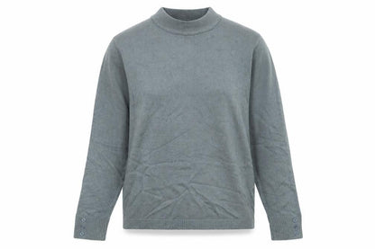 Womens UK Size M Mia Moda Grey Pullover Jumper