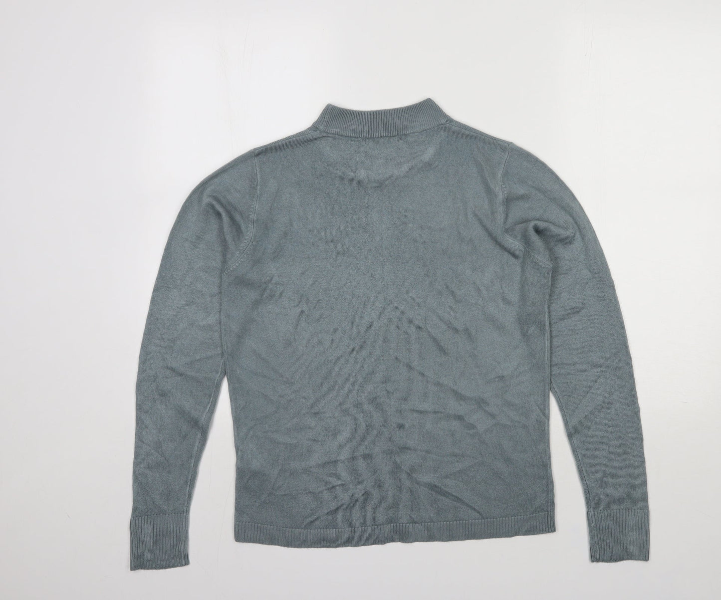 Womens UK Size M Mia Moda Grey Pullover Jumper
