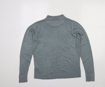 Womens UK Size M Mia Moda Grey Pullover Jumper