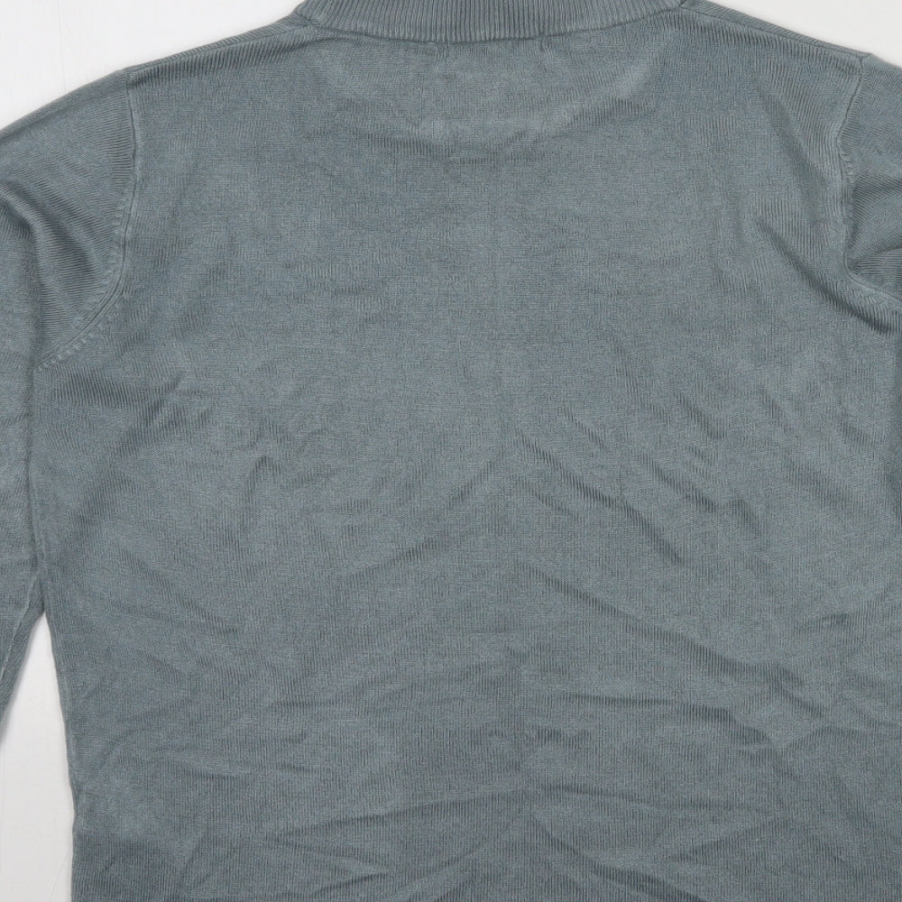 Womens UK Size M Mia Moda Grey Pullover Jumper