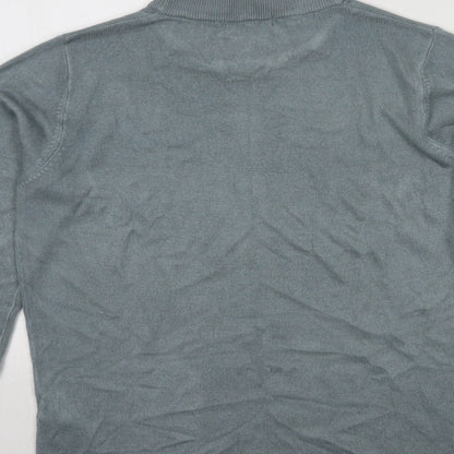 Womens UK Size M Mia Moda Grey Pullover Jumper