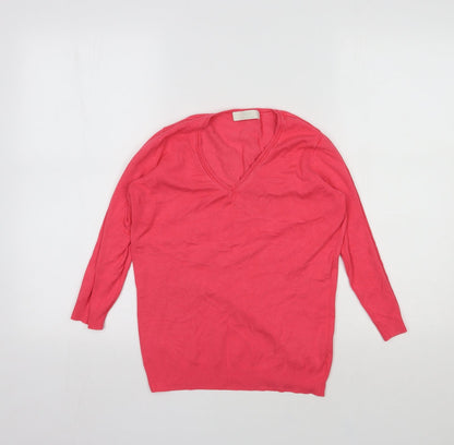 Womens UK Size 10 Marks and Spencer Pink Pullover Sweatshirt