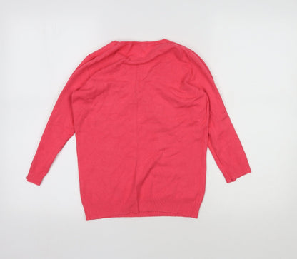 Womens UK Size 10 Marks and Spencer Pink Pullover Sweatshirt