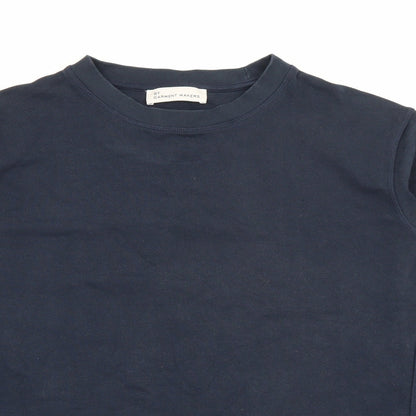 Garment Makers Mens Blue  Cotton Pullover Sweatshirt Size L