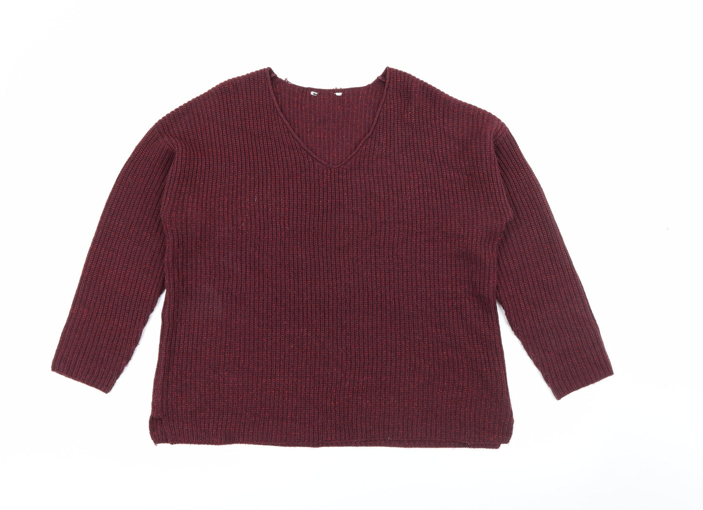 Womens UK Size 14 Pep & Co Purple Pullover Jumper