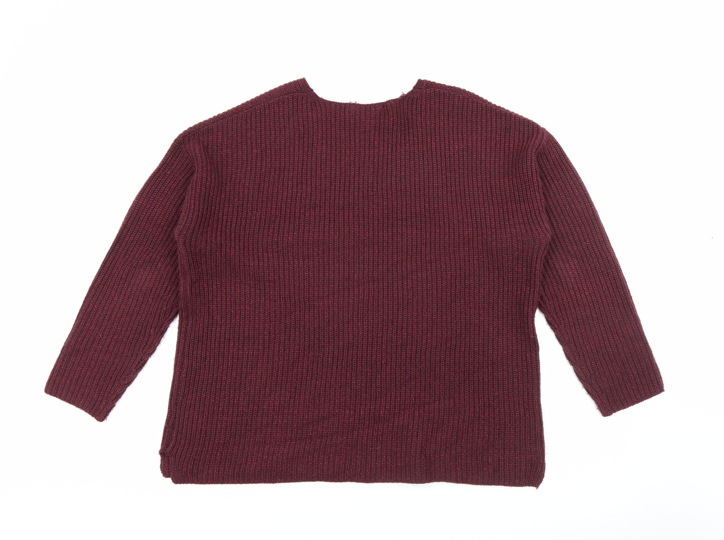 Womens UK Size 14 Pep & Co Purple Pullover Jumper