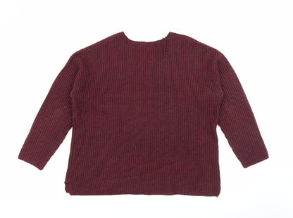Womens UK Size 14 Pep & Co Purple Pullover Jumper