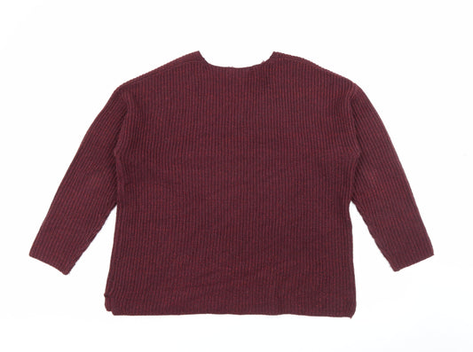 Womens UK Size 14 Pep & Co Purple Pullover Jumper