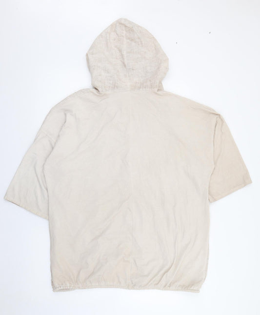 Womens UK Size One Size Preworn Beige Jacket